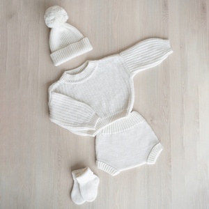 Nieuwe collectie unisex baby truisetje schattig baby meisjes vest gebreid trui wol katoen lente herfst winter met - Product Image 5