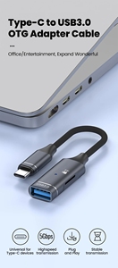 Adattatore OTG 2 <span class=keywords><strong>in</strong></span> 1 da <span class=keywords><strong>Type</strong></span>-<span class=keywords><strong>C</strong></span> a USB 3.0 con lettore di schede per iPhone 15, 16, 17 - Product Image 6