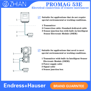 เครื่องวัดการไหลแบบแม่เหล็กไฟฟ้า Endress+Hauser E+H 53E65 เครื่องวัดการไหลแบบแม่เหล็ก - Product Image 5