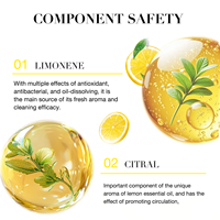 Ensemble d'huiles essentielles de citron en marque privée pour améliorer l'humeur et soulager le stress, 100% pur et naturel, aromathérapie OEM