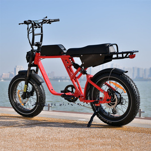 Usine OEM dame hommes vintage ebike 48v/52V pleine suspension vitesse rapide rétro moto électrique e-bike vélo vélo électrique - Product Image 6