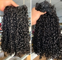 Extensions de Cheveux Humains Vietnamiens Bruts, Bouclés Pixie, En Gros, Alignées Cuticules, Super Double Drawn, en Lots