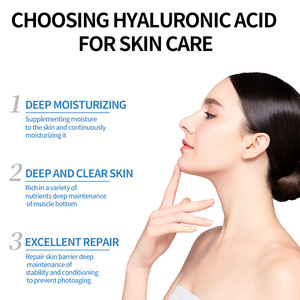 Sérum à l'acide hyaluronique topique 10 ml, ampoule hydratante pour le soin de la peau - Product Image 3