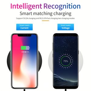 Portable 10W Wireless Phone Charger Mini K18 Wireless Charger Stand Fast Charging Station for Mobile Phone - Product Image 3