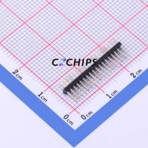 KH-1.27PH180-1X18P-L7.2 Pin Header Through hole Component (THT),P=1.27mm Connector 1x18P 1.27mm Pin Header Through Hole - Product Image 1