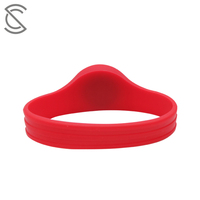 Bracelet RFID en silicone écologique souple et étanche avec puce TK4100 125kHz/13.56MHz, personnalisable avec logo, idéal pour les événements pour enfants (vente en gros)