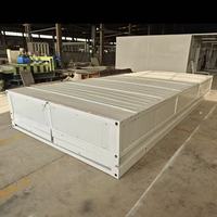 Maison conteneur préfabriquée modulaire mobile pliable avec porte à volet roulant