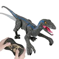 Global Funhood Kontrol Radio Dinosaurus untuk Anak-anak, dengan Mata Menyala dan Suara Robot Dinosaurus untuk Dijual Mainan untuk Anak Laki-laki Perempuan