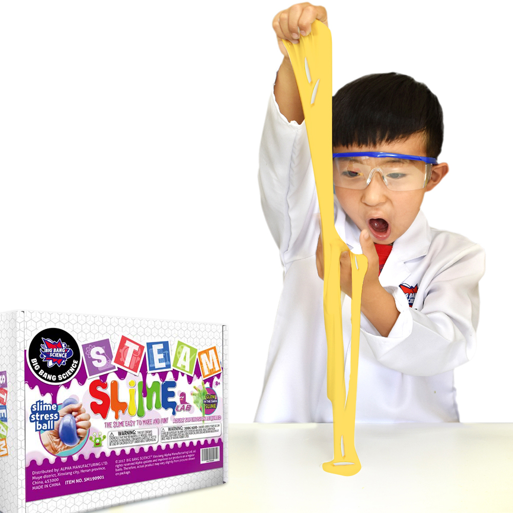 Светящийся в темноте научный лабораторный Набор для изготовления слайма научные наборы для школ