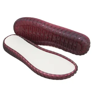 Wholesale shoe sole pvc rubber shoe sole multi-color crochet shoe