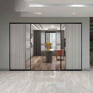 <span class=keywords><strong>Porte</strong></span> coulissante multi-panneaux à impact <span class=keywords><strong>de</strong></span> type ouragan avec revêtement Low-E ZEYI, <span class=keywords><strong>porte</strong></span> coulissante vers le haut, étendez votre <span class=keywords><strong>porte</strong></span> coulissante en verre - Product Image 2