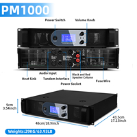 Amplificateur Numérique Professionnel Haute Puissance GF5 400W/600W/1000W/1500 Watts 2/4 Canaux pour Équipement Sonore de Scène/Haut-parleurs