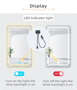 DC12V 3A 36W gradateur à clé unique LED bande interrupteur tactile interrupteur de capteur de balayage à la main pour miroir intelligent miroirs de salle de bain inductif - Product Image 6