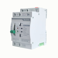 Interruptor de Transferencia Automática de Doble Alimentación MXM3-63E ATS 63A Tipo CB para Riel DIN, Conmutador Automático para Energía de Emergencia