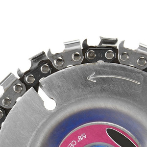 4-Inch Woodworking <b>Chain</b> Disc Cutting <b>Saw</b> Blade for Angle Grinder for Grooving and Disc Cutting - Product Image 1