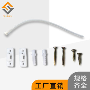 Cabinet Safety <b>Bracket</b> Kit <b>Plastic</b> Anti-Tip Hardware For Furniture Wall Mounting - Product Image 5