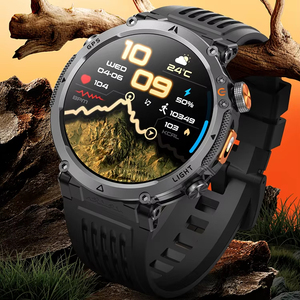 Reloj Inteligente HT42 con Pantalla IPS de <span class=keywords><strong>1</strong></span>.7'', GPS, Linterna, Monitor de Frecuencia Cardíaca, Monitorización del Sueño, Resistente al Agua 3ATM, Rastreador de Actividad Física y Deportiva - Product Image 1
