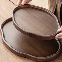 Assiette à poisson en bois personnalisée, durable, écologique, de style vintage, pour les fêtes et les hôtels (vente en gros)