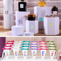 Autocollant d'alphabet holographique découpé à l'emporte-pièce Offres Spéciales personnalisé UV DTF tasse enveloppes transfert de vinyle autocollants auto-adhésifs pour décalcomanies de bouteille