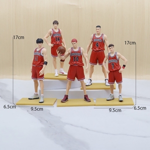 โมเดลตัวละครอนิเมะ <span class=keywords><strong>Slam</strong></span> <span class=keywords><strong>Dunk</strong></span> ชุด 5 ชิ้น/เซ็ต ของสะสมตกแต่ง ของเล่นแอคชั่นฟิกเกอร์ นักบาสเกตบอลอนิเมะญี่ปุ่น - Product Image 5