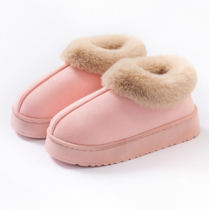 Autumn Winter Thick-Soled <strong>Slippers</strong> for Women <strong>Furry</strong> Indoor and Outdoor Snow <strong>Boots</strong> - Product Image 6