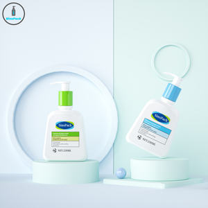 Botella de Plástico <span class=keywords><strong>HDPE</strong></span> de 300 ml con Bomba Pulverizadora, Tipo Presión, Impresión Serigráfica, para Champú, Loción, Crema Facial y Otros Líquidos - Product Image 2