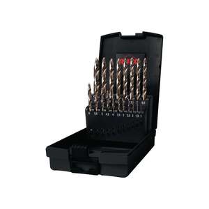 Juego de brocas helicoidales RUKO DIN 338 ULTIMATECUT nominal DM 1-10x0,5mm caja de plástico de 19 piezas de oro de la HSS-Co5 - Product Image 1