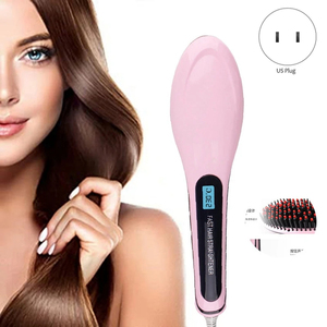 Electric <b>Heating</b> <b>Comb</b> Professional Hair Straightening Brush Hair Straightener Women's Hair Hot <b>Comb</b> - Product Image 2