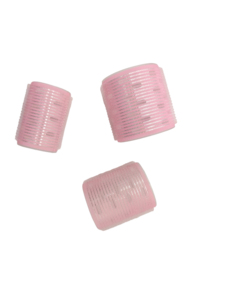 <span class=keywords><strong>Bigoudis</strong></span> auto-agrippants roses en gros avec logo personnalisé, sans chaleur, en <span class=keywords><strong>velcro</strong></span>, avec feuille d'aluminium - Product Image 2