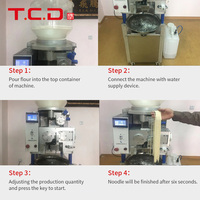 Machine automatique de fabrication de nouilles et de pâtes fraîches avec réglages réglables pour un usage commercial et domestique