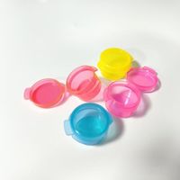Bouteille en PP jetable avec bouchon à clapet de 1 ml, 3 ml, 5 ml, 10 ml, emballage cosmétique pour crème, pot en plastique avec couvercle à clapet