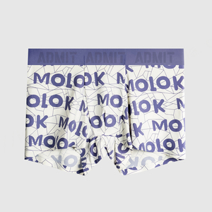 Caleçon confortable en nylon souple pour hommes, slip ample pour hommes, taille longue, vente à chaud, caleçon avec logo pour hommes, culotte et sous-vêtement - Product Image 2