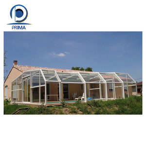 Prima Custom Aluminum Pavilion Powder Coated Impermeable <span class=keywords><strong>Piscina</strong></span> Parasol Cubierta Wind Blind Pergola Frame - Product Image 1