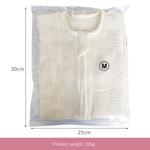 Nouveau-né bébé <span class=keywords><strong>gaze</strong></span> sac <span class=keywords><strong>de</strong></span> couchage gilet pur <span class=keywords><strong>coton</strong></span> avec bouton fermeture anti-coup <span class=keywords><strong>de</strong></span> pied couette pour printemps été bambin groupe d'âge - Product Image 4