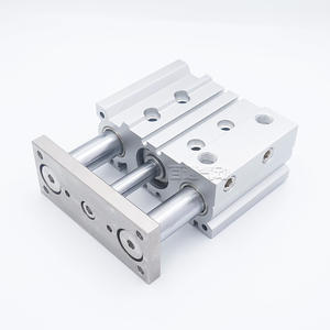 Cylindre à piston à tige de guidage triaxiale de type SMC, roulement en acier pour pneumatique, différentes tailles - Product Image 3