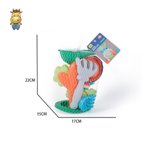 Ensemble de jouets de plage pour enfants, seau à sable, 7 pièces, pelle, râteau, moules d'animaux, jouet de plage d'été en plein air - Product Image 4