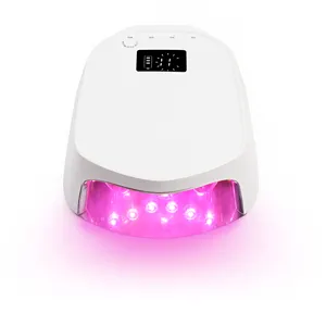 Strong Power 96w Metallic Gold Rechargeable Nail Lamp Dual Light UV LED Lamp Nail Supplies Professional Nail Gel Polish Dryer