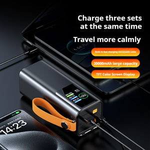 Pd100w סגסוגת אלומיניום נייד חשמל בנק 20000mah הוביל תצוגה טעינה מהירה usb/dc קיבולת גבוהה 100w 2 1 תחנת כוח טכנולוגית - Product Image 4