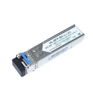 电信设备 BIDI SFP 1.25G TX1550/RX1310 20 千米 DDM LC sfp 模块适用于印度的好价格