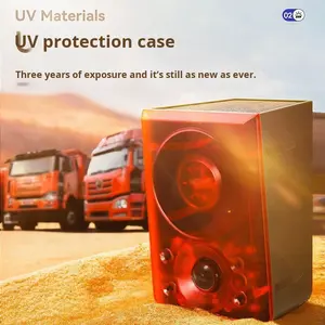 Alarme de <span class=keywords><strong>détecteur</strong></span> infrarouge à son et lumière <span class=keywords><strong>solaire</strong></span> pour camion OLIVER, compatible <span class=keywords><strong>avec</strong></span> les grues et excavatrices, capteur d'angle mort - Product Image 4