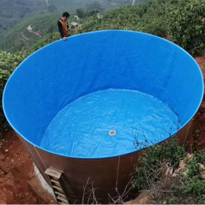 Garnalenvijvers Met Hoge Dichtheid, 2.85 Meter Hoge Gegalvaniseerde Staalplaat Kweekvijvers, Canvas Watertanks, Nieuw Type Visvijvers - Product Image 1