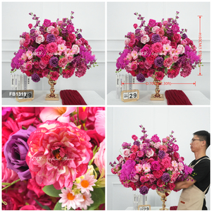 Wedding Decorative Artificial <b>Table</b> centerpiece silk Flowers Balls for events stages decoration - Product Image 3