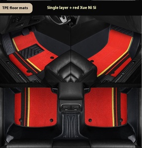 Tapis de sol antidérapant 5D TPE pour voiture, sans odeur, double couche, universel, en cuir de luxe, pour tous les modèles de voitures. - Product Image 4