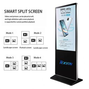 55 65 polegadas Touch Screen Quiosque <span class=keywords><strong>Display</strong></span> Board Signage Publicidade Player Ultra fino <span class=keywords><strong>Lcd</strong></span> Indoor Floor Standing <span class=keywords><strong>Digital</strong></span> - Product Image 4