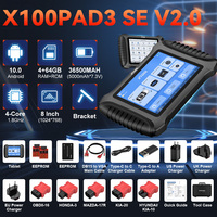 Herramienta de Cerrajería para Autos XTOOL X100PAD3 SE 2026, Programador de Chips de Llaves para Todas las Llaves Perdidas, Herramienta de Escaneo Inmovilizador Automotriz con EEPROM