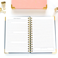 Journal biblique pour femmes cahier de prière personnalisé de qualité supérieure à reliure spirale en or journal biblique inspirant pour la prière chrétienne