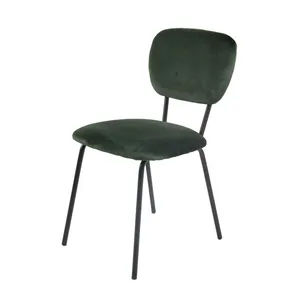 Toptan en iyi fiyat tedarikçileri ev mobilya kolsuz ucuz kumaş yemek sandalyesi
