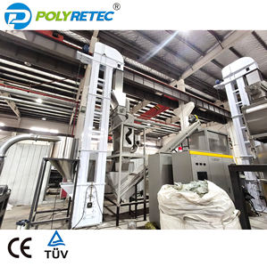 POLYTEC Conteneurs de bouteilles en <span class=keywords><strong>plastique</strong></span> <span class=keywords><strong>rigide</strong></span> innovants PEHD PP Bouteilles Seaux Couvercles Concassage Lavage Ligne de recyclage avec laveuse à chaud - Product Image 5