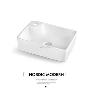 خزانة حمام مستطيلة مخصصة مع حوض غسيل وحوض غسيل يدوي - Product Image 3