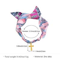 Collier en soie fait main avec pendentif croix en ruban, bijoux religieux pour femmes, vente en gros